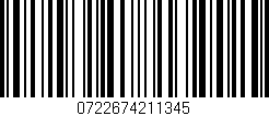 Código de barras (EAN, GTIN, SKU, ISBN): '0722674211345'