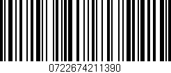 Código de barras (EAN, GTIN, SKU, ISBN): '0722674211390'