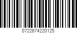 Código de barras (EAN, GTIN, SKU, ISBN): '0722674220125'