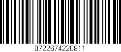 Código de barras (EAN, GTIN, SKU, ISBN): '0722674220811'