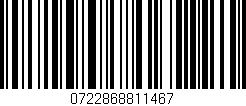 Código de barras (EAN, GTIN, SKU, ISBN): '0722868811467'