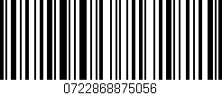 Código de barras (EAN, GTIN, SKU, ISBN): '0722868875056'