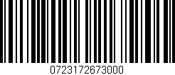 Código de barras (EAN, GTIN, SKU, ISBN): '0723172673000'