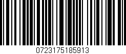 Código de barras (EAN, GTIN, SKU, ISBN): '0723175185913'