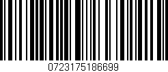 Código de barras (EAN, GTIN, SKU, ISBN): '0723175186699'