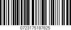 Código de barras (EAN, GTIN, SKU, ISBN): '0723175187825'