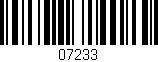 Código de barras (EAN, GTIN, SKU, ISBN): '07233'