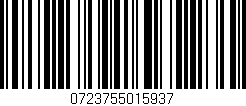 Código de barras (EAN, GTIN, SKU, ISBN): '0723755015937'