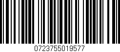 Código de barras (EAN, GTIN, SKU, ISBN): '0723755019577'