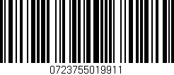 Código de barras (EAN, GTIN, SKU, ISBN): '0723755019911'