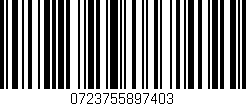 Código de barras (EAN, GTIN, SKU, ISBN): '0723755897403'
