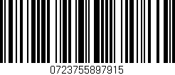 Código de barras (EAN, GTIN, SKU, ISBN): '0723755897915'