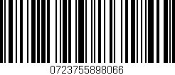 Código de barras (EAN, GTIN, SKU, ISBN): '0723755898066'