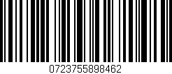 Código de barras (EAN, GTIN, SKU, ISBN): '0723755898462'