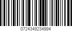 Código de barras (EAN, GTIN, SKU, ISBN): '0724349234994'