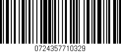 Código de barras (EAN, GTIN, SKU, ISBN): '0724357710329'