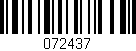 Código de barras (EAN, GTIN, SKU, ISBN): '072437'