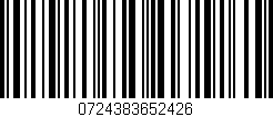 Código de barras (EAN, GTIN, SKU, ISBN): '0724383652426'