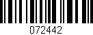 Código de barras (EAN, GTIN, SKU, ISBN): '072442'