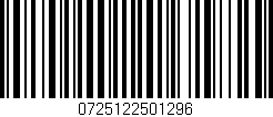 Código de barras (EAN, GTIN, SKU, ISBN): '0725122501296'