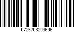 Código de barras (EAN, GTIN, SKU, ISBN): '0725706296686'