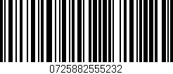 Código de barras (EAN, GTIN, SKU, ISBN): '0725882555232'