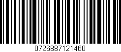 Código de barras (EAN, GTIN, SKU, ISBN): '0726887121460'