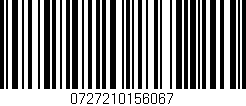 Código de barras (EAN, GTIN, SKU, ISBN): '0727210156067'