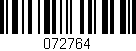 Código de barras (EAN, GTIN, SKU, ISBN): '072764'