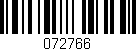 Código de barras (EAN, GTIN, SKU, ISBN): '072766'