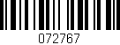 Código de barras (EAN, GTIN, SKU, ISBN): '072767'