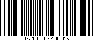 Código de barras (EAN, GTIN, SKU, ISBN): '0727830001572009035'