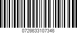 Código de barras (EAN, GTIN, SKU, ISBN): '0728633107346'