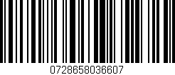 Código de barras (EAN, GTIN, SKU, ISBN): '0728658036607'