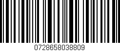 Código de barras (EAN, GTIN, SKU, ISBN): '0728658038809'
