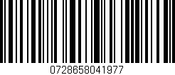 Código de barras (EAN, GTIN, SKU, ISBN): '0728658041977'