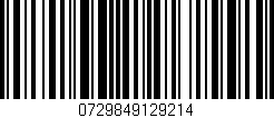 Código de barras (EAN, GTIN, SKU, ISBN): '0729849129214'