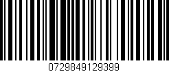 Código de barras (EAN, GTIN, SKU, ISBN): '0729849129399'