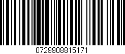 Código de barras (EAN, GTIN, SKU, ISBN): '0729908815171'