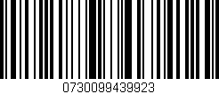 Código de barras (EAN, GTIN, SKU, ISBN): '0730099439923'