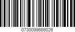 Código de barras (EAN, GTIN, SKU, ISBN): '0730099668026'