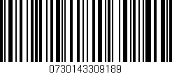 Código de barras (EAN, GTIN, SKU, ISBN): '0730143309189'