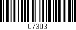 Código de barras (EAN, GTIN, SKU, ISBN): '07303'