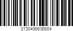 Código de barras (EAN, GTIN, SKU, ISBN): '0730496636604'