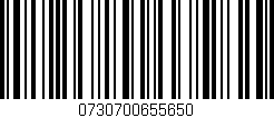 Código de barras (EAN, GTIN, SKU, ISBN): '0730700655650'