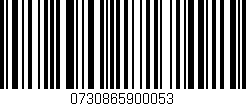 Código de barras (EAN, GTIN, SKU, ISBN): '0730865900053'