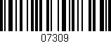 Código de barras (EAN, GTIN, SKU, ISBN): '07309'