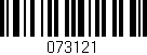 Código de barras (EAN, GTIN, SKU, ISBN): '073121'