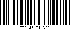 Código de barras (EAN, GTIN, SKU, ISBN): '0731451811623'