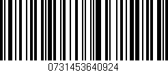 Código de barras (EAN, GTIN, SKU, ISBN): '0731453640924'